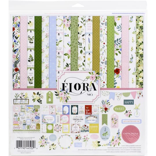 Carta Bella&#x2122; Flora No. 4 Collection Kit, 12&#x22; x 12&#x22;